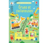 Grues et pelleteuses - Mes petits autocollants Usborne - Dès 3 ans