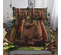 Gruffalo Housse De Couette, Impression D Anime Motif Parure De Lit Avec ¿¿Clair Et D'oreiller Housses De Couettes Microfibre Pour Garcon Enfant Fille A