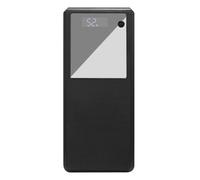 Gruita Boîte de Batteries 26650 à Chargement DIY 6X pour Coque sans Soudure, Couvercle pour Support de Batterie D'Outil Électrique, Noir.