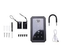 Gruita Boîte de Verrouillage Smartkey, Boîte Smartlock Sans Fil pour Accueil, Boîte à Clés Électronique App Code Numérique luetooth Coffre-Fort pour Hôte Installation Facile