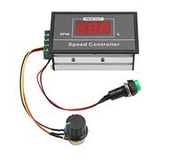 Gruita ContrôLeur de Vitesse de Moteur à Courant Continu DC 6-60V 12V-48V 30A PWM RéGulateur de Vitesse de Moteur RéGlable en Continu