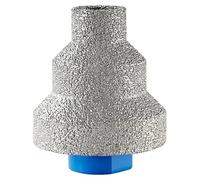 Gruita Mèches à Chanfreiner Diamantées pour Carrelage, Marbre, Verre, Céramique, Foret à