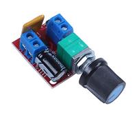 Gruita Mini DC Motor PWM Speed Controller 3V 6V 12V 24V 35VDC 90W 5A DC Motor Speed Control Switch LED Dimmer