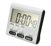 Gruita Minuterie d'oeuf numerique/Minuterie de Cuisine avec Une Alarme sonore, Fonction Haut et Bas, Support magnetique, Noir