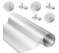 Gruita Rouleau de Papier Aluminium 12 Pouces X 20 Pieds, Épaisseur 0,05 Mm, pour Bricolage, Artisanat en Métal, Projets Artistiques, Feuilles Larges Clignotantes
