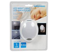 Grundig 871125241338, LED - Veilleuse avec capteur, plastique, blanc, 8 x 7,7 x 10 cm