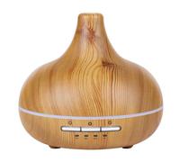Grundig Diffuseur Huiles Essentielles 300ml Humidificateur D'air Électrique Avec Led Et Minuterie - Diffuseur Pour Huiles Essentielles Sans Fil - Brun - Bambú