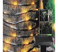 Grundig L'éclairage du cordon solaires - 100 LED - lumière chaude - 10 mètres