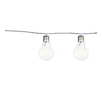 Grundig Guirlande Lumineuse Solaire 4.7M - Éclairage de Jardin Solaire LED - 10 Ampoules LED