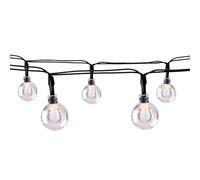 Grundig Guirlande Lumineuse Solaire 6.9M - 50 Ampoules LED - Éclairage de Jardin à Énergie Solaire - Intérieur/Extérieur - Blanc Chaud