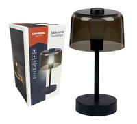 GRUNDIG Lampe de Chevet LED - Lampe de Table sans Fil avec 3 Modes D’Éclairage et Commande Tactile Dimmable - Rechargeable USB-C - Blanc Chaud et Blanc Froid - 12,9 x 12,9 x 24,4 cm