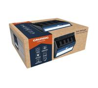 GRUNDIG Lampe Murale Solaire Extérieur - Éclairage Exterieur Solaire LED Avec Détecteur 120° - 5M Portée - IP44 - Lampe Jardin