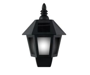 Grundig Lampe Solaire Extérieur Applique Murale avec LED Cool White et Effet Flamme - Lanterne Solaire Étanche IP44