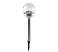 GRUNDIG Lampe Solaire Exterieur - Eclairage Exterieur Solaire avec Changement de Couleur et Blanc Froid - Lampe Solaire Jardin en Acier Inoxydable 6-8H Autonomie