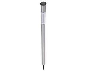 Grundig Lampe solaire pour l'extérieur - lanterne de jardin avec boîtier en acier inoxydable - lampe solaire résistante aux intempéries IP44 pour l'éclairage extérieur du jardin