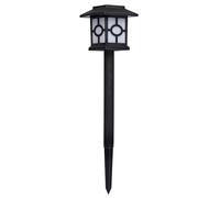 GRUNDIG Lot de 3 lampes solaires de jardin - LED - Durée de vie de la batterie de 6 à 8 heures - Pour jardin et balcon - Noir