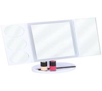 GRUNDIG Miroir de Maquillage LED - 22 LED - Câble Inclus - Miroir avec différents grossissements - Pliable