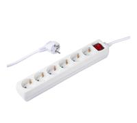Grundig Multiprise avec Interrupteur 6 Prises 16A/250V Rallonge 1,5M - Boîte de