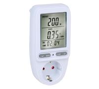 Grundig Programmateur Prise Electrique Prise Programmable - Wattmètre pour Économiser des Coûts - Compteur d'Énergie Électricité Max. 3680W - Écran LCD