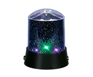 GRUNDIG Projecteur D’étoiles - Veilleuse Ciel Étoilé pour Chambre - Éclairage LED Blanc et Couleur - 3 Modes de Projection - avec Câble USB-C - Fonctionne Sur Piles