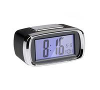 Grundig Réveil Numérique avec Calendrier - Horloge Numérique avec Grand Écran Rétroéclairé - Fonction Snooze - Réveil Matin Format 12/24H - Compact pour Chambre ou Bureau