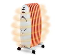 Grunkel - Radiateur électrique à huile basse consommation RAC-7EFIHEAT - 3 niveaux de chaleur, 7 éléments chauffants et 1500 W de puissance. Portable avec roulettes et facile à utiliser avec