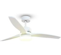 Grunkel - Ventilateur de plafond avec lumière LED 132cm Diameter Wit, Ventilateurs de plafond