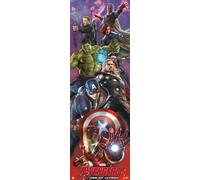 Grupo Erik Affiche de porte Avengers, 158L x 53l cm