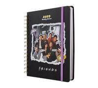 Grupo Erik | Agenda 2027 Friends - Semainier A5 à Spirale, Agenda Annuel | Agenda annuel 2027, semainier | Format A5 14,8 x 21 cm, spirale, couverture rigide | 176 pages | 2 pages de stickers