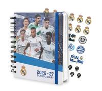 Grupo Erik | Agenda Real Madrid 2026 2027, Journalier | 1 Jour par page, Agenda Scolaire 2026 2027 Garçon Primaire ou Collège