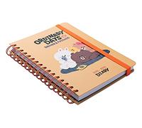 Grupo Erik - Agenda Scolaire 2021 2022 Line Friends | Agenda Semainier A5 d'Août à Juillet | Agenda Spirale 14,8 x 21 cm | Pour le Lycée, Agenda Etudiant 2021 2022