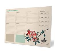 Grupo Erik - Bloc Notes A4 Japanese Art, Version Italienne, Semainier, Sous-Main Bureau, Planner Hebdomadaire, Papeterie de Bureau, To Do List, Blocs Mémo, Fournitures Scolaires