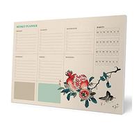 Grupo Erik | Bloc Notes A4 Semainier Japanese Art, Version Anglaise | Sous-Main Bureau, Planner Hebdomadaire | Papeterie de Bureau, Fournitures Scolaires, Organisateur de bureau