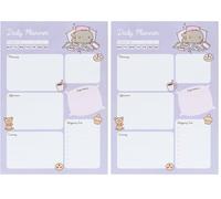 Grupo Erik - Bloc Notes A5 Pusheen, Planning Journalier | Daily Planner, To Do List, Papeterie de Bureau, Planificateur, Blocs Mémo, Fournitures Scolaires (Lot de 2)