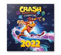 Grupo Erik - Calendrier 2022 Crash Bandicoot - 12 Mois | Calendrier Mural, De Janvier à Décembre 2022 | 30 x 60 cm, 6 langues, 1 Poster Inclus, Certifié FSC