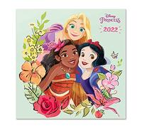 Grupo Erik - Calendrier 2022 Disney, Princesses - 12 Mois | Calendrier Mural, De Janvier à Décembre 2022 | 30 x 60 cm, 6 langues, 1 Poster Inclus, Certifié FSC