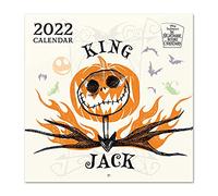 Grupo Erik - Calendrier 2022 L'Étrange Noël de Mr Jack - 12 Mois | Calendrier Mural, De Janvier à Décembre 2022 | 30 x 60 cm, 6 langues, 1 Poster Inclus, Certifié FSC