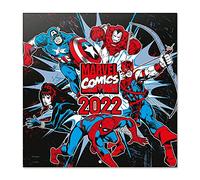 Grupo Erik - Calendrier 2022 Marvel Comics - 12 Mois, Calendrier Mural, De Janvier à Décembre 2022, 30 x 60 cm, 6 langues, 1 Poster Inclus, Certifié FSC CP22012