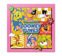 Grupo Erik | Calendrier 2027 Mural Looney Tunes, Calendrier 2027 Enfant | Calendrier Mensuel 2027 De Janvier à Décembre 2027 - 30 x 60 cm - Multilingue avec Français inclus - Mini Poster Inclus