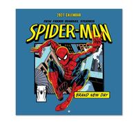 Grupo Erik | Calendrier 2027 Mural Marvel Spider-Man|Calendrier Marvel 2027 | Calendrier Mensuel 2027 De Janvier à Décembre 2027 - 30 x 60 cm - Multilingue avec Français inclus - Mini Poster Inclus