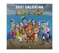 Grupo Erik | Calendrier 2027 Mural One Piece, Calendrier Mensuel 2027 | Calendrier One Piece 2027 De Janvier à Décembre 2027 - 30 x 60 cm - Multilingue avec Français inclus - Mini Poster Inclus