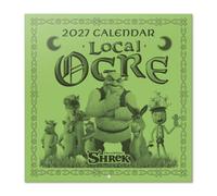Grupo Erik | Calendrier 2027 Mural Shrek, Calendrier 2027 Enfant Mensuel | Calendrier Mensuel 2027 De Janvier à Décembre 2027 - 30 x 60 cm - Multilingue avec Français inclus - Mini Poster Inclus