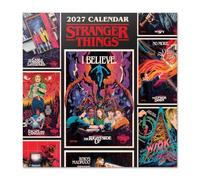 Grupo Erik | Calendrier 2027 Mural Stranger Things, Calendrier 2027 Série | Calendrier Mensuel 2027 De Janvier à Décembre 2027 - 30 x 60 cm - Multilingue avec Français inclus - Mini Poster Inclus