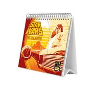 Grupo Erik | Calendrier à Poser 2027 Star Wars, Calendrier Mensuel | Calendrier Mensuel, Janvier 2027 à Décembre 2027 | Calendrier de Bureau 2027 19,5 x 16,5 cm - 2 Formats