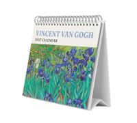 Grupo Erik Calendrier de Bureau 2027 Van Gogh - Calendrier de Table | Planificateur Mensuel, 12 Illustrations, 2 Formats, Boîte de Protection, En 6 Langues