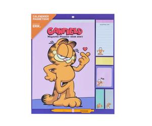 Grupo Erik | Calendrier Frigo 2026 2027 Aimanté Garfield | De Septembre 2026 à Décembre 2027 | Calendrier 2027 Chats, Organisateur Cuisine, Calendrier Magnétique Frigo