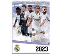 Grupo Erik - Calendrier Officiel 2023 Real Madrid - 12 Mois | Calendrier Mural A3 | Calendrier Sport, Calendrier Football Officiel de l'équipe du Real Madrid, CPA323001