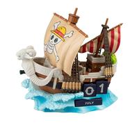 Grupo Erik | Calendrier Perpétuel 3D One Piece Vogue Merry | Idée Cadeau | Figurine Calendrier de Bureau | Déco Chambre et Bureau, Cadeau Geek Original, À Collectionner