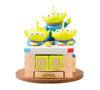 Grupo Erik | Calendrier Perpétuel Toy Story Aliens, Cadeau Disney Pixar | Figurine Calendrier en Résine Peinte à la Main, Blocs Interchangeables | Déco Bureau, 13,4 x 13,4 x 13,4 cm