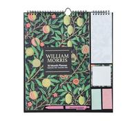 Grupo Erik - Calendrier William Morris - de Septembre 2025 à Décembre 2026 | Planificateur Mensuel 16 mois, Calendrier Familial 2025 2026 avec Crochet